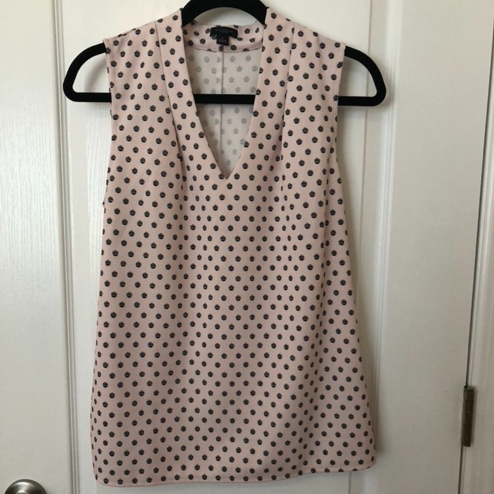 Ann Taylor Blouse (Pink) (Medium)